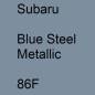 Preview: Subaru, Blue Steel Metallic, 86F.